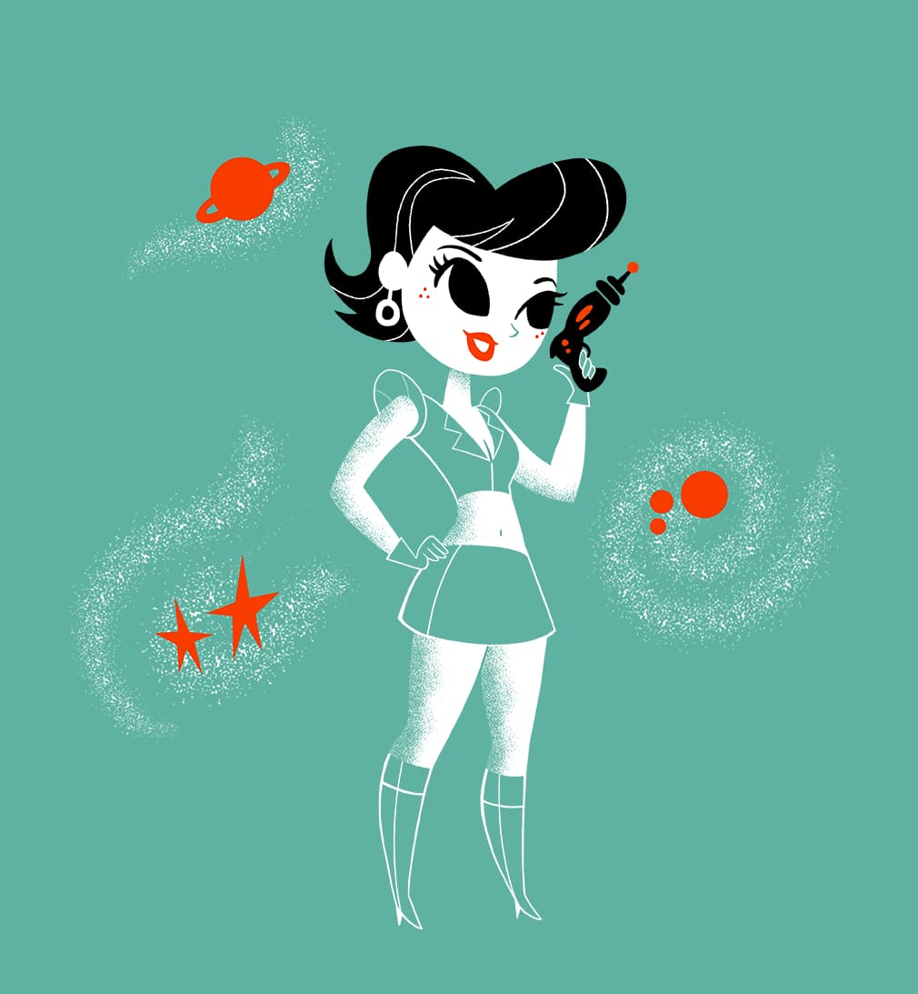 Space girl!