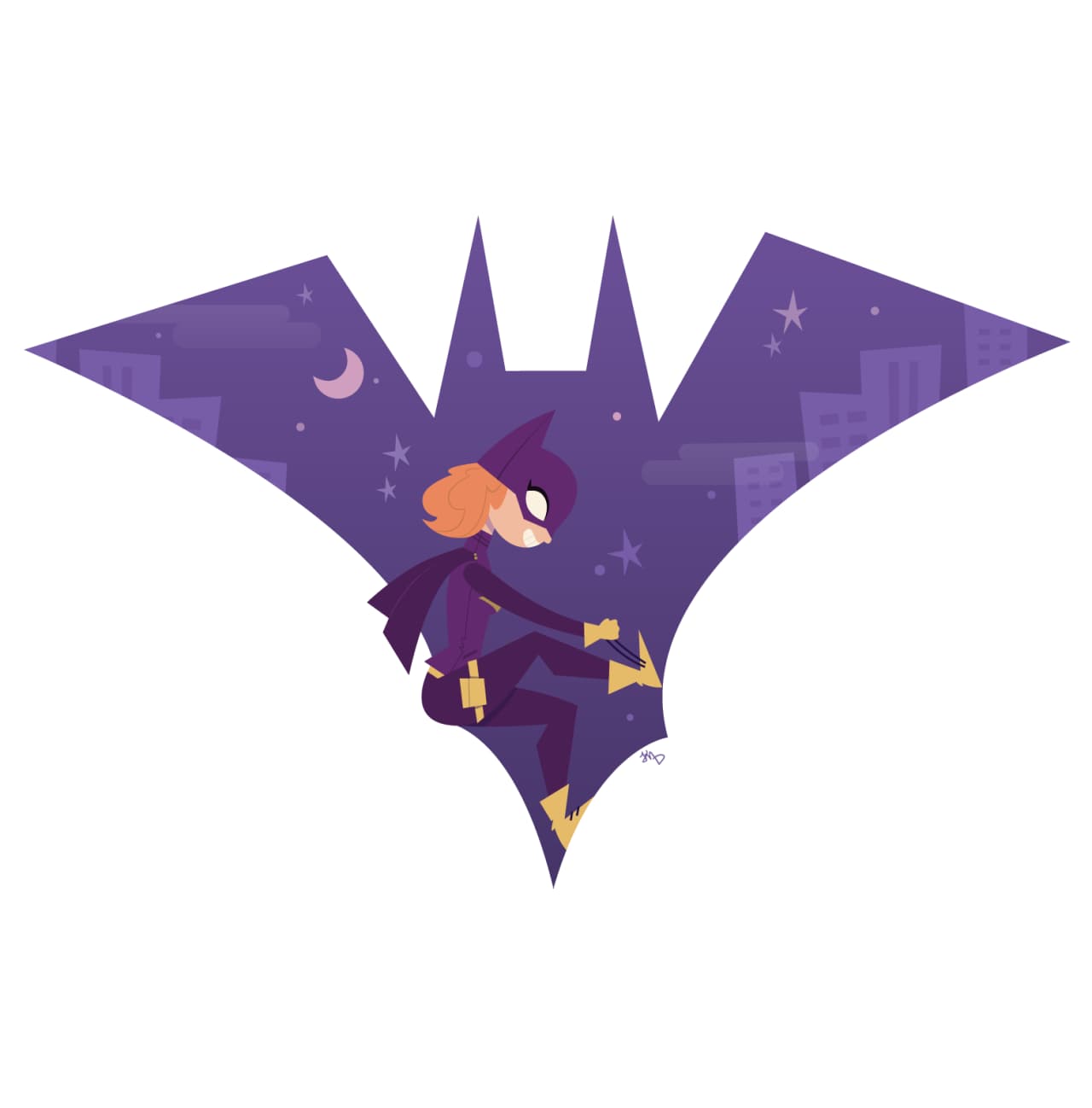 Batgurrrl getting ready to kick some a$$