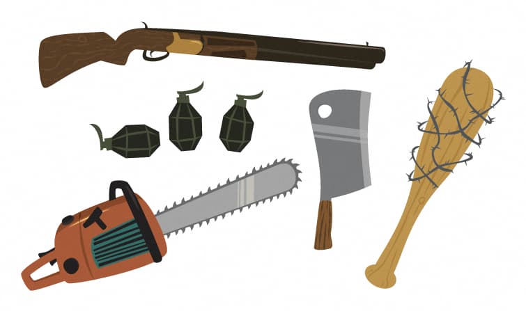 Zombie survival kit.