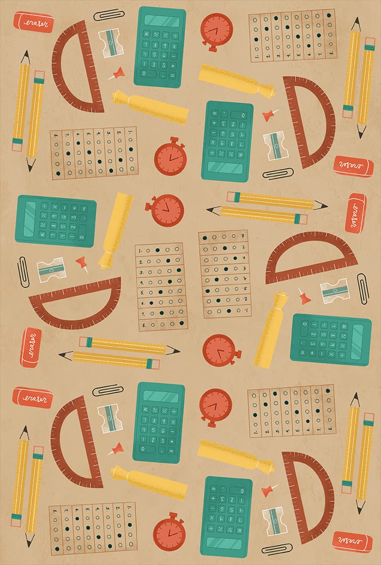 Splash screen pattern for an unreleased MindSnacks project.